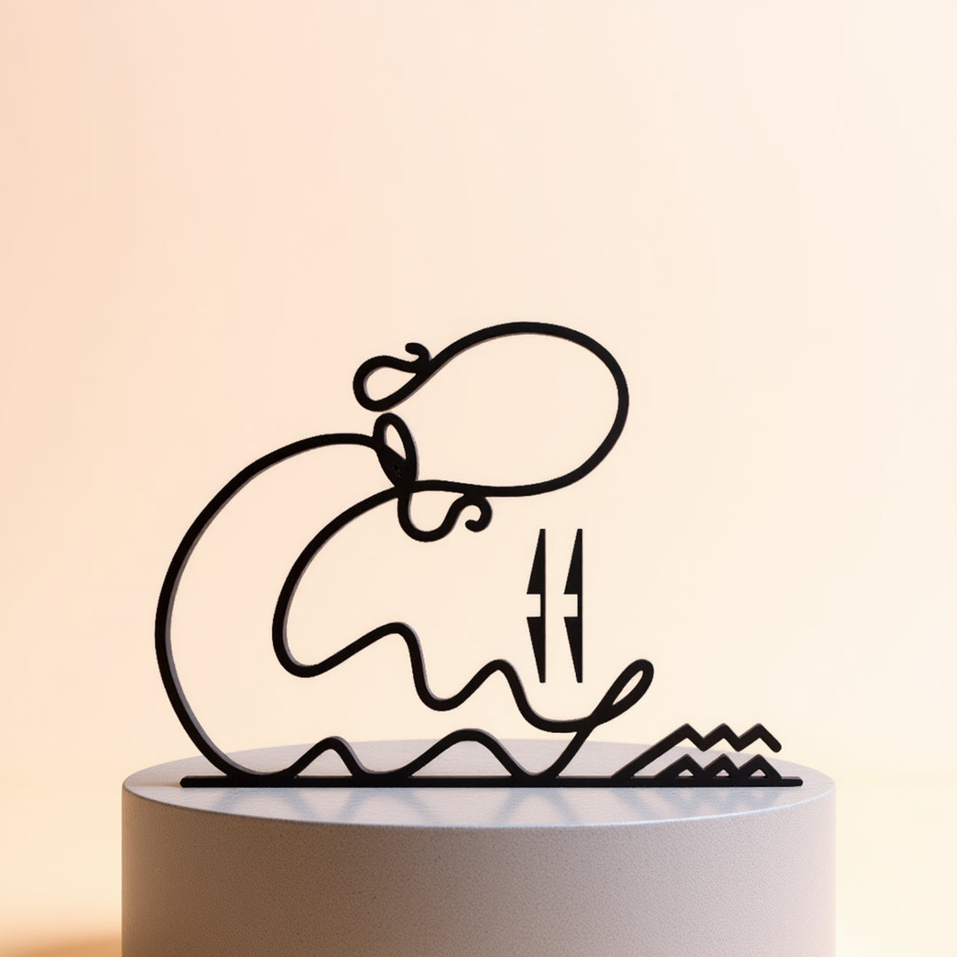 Zodiac Signs - Line Art Sculptures