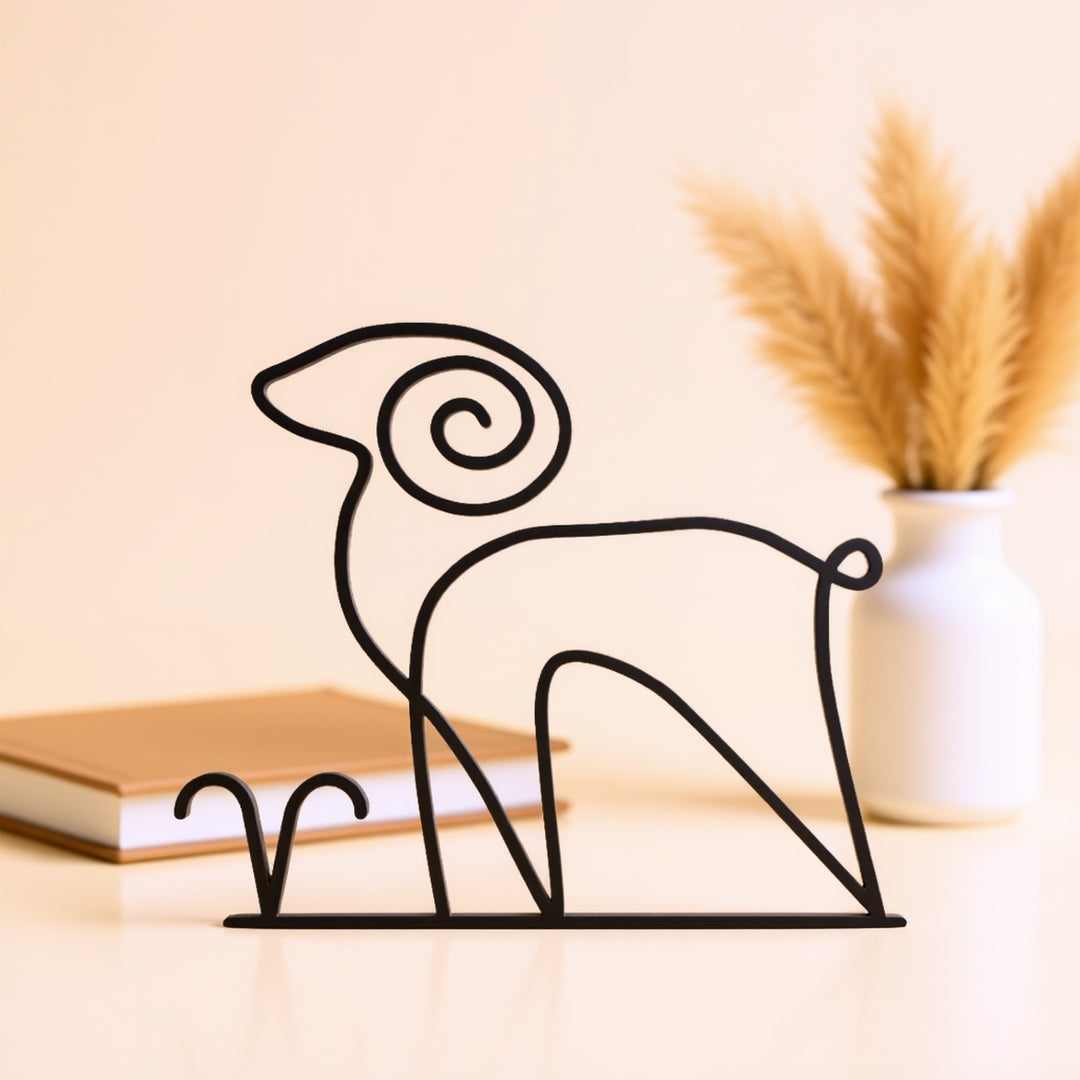 Zodiac Signs - Line Art Sculptures