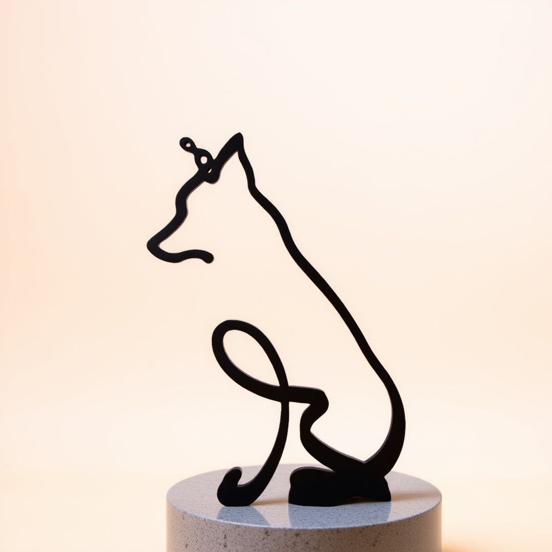 Dog Breeds - Line Art Sculptures Originals