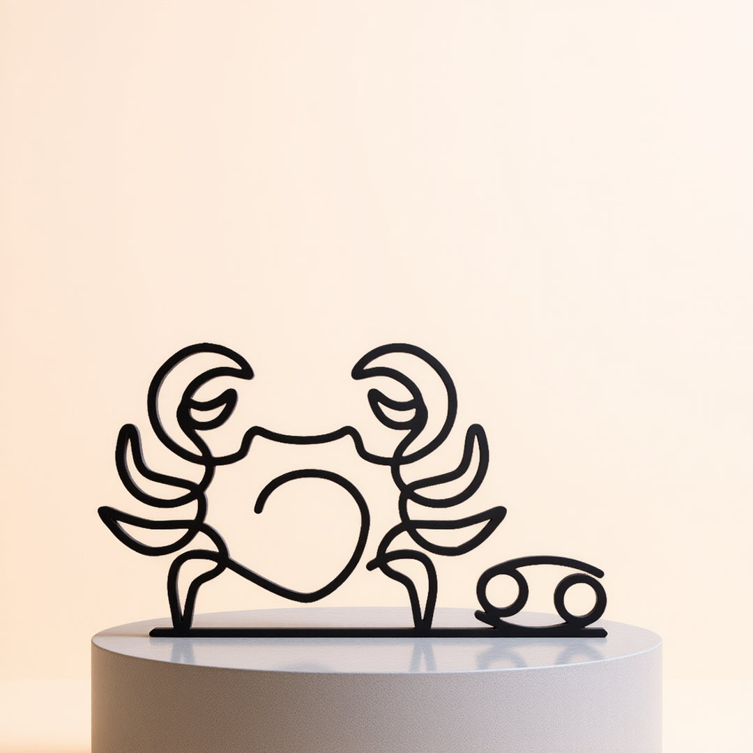 Zodiac Signs - Line Art Sculptures