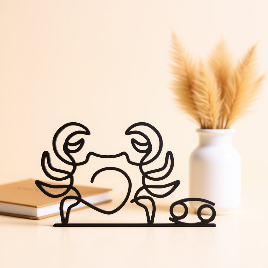 Zodiac Signs - Line Art Sculptures