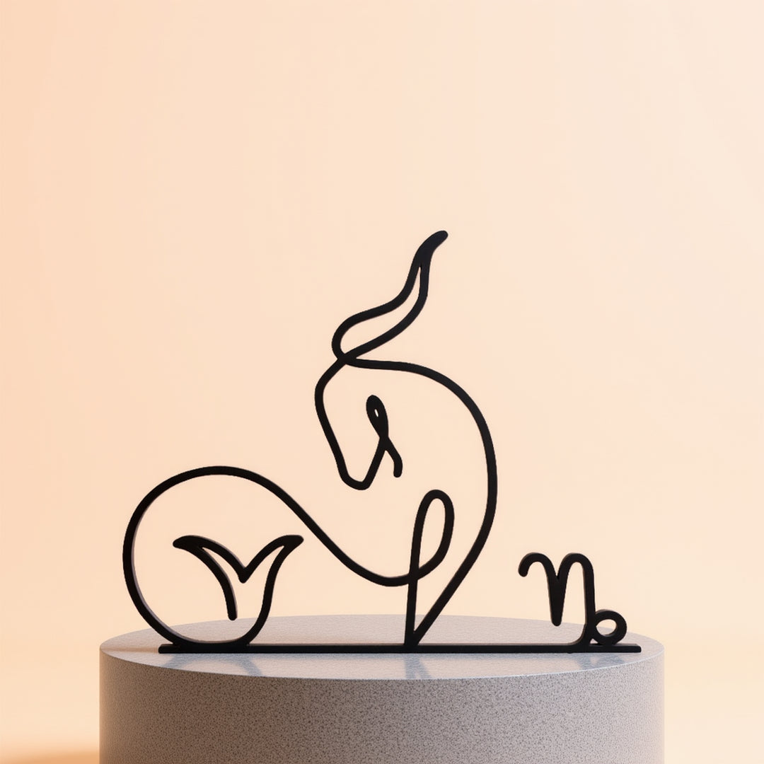 Zodiac Signs - Line Art Sculptures