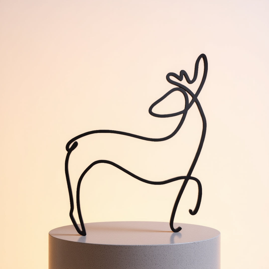 Pets & Animals - Line Art Sculptures