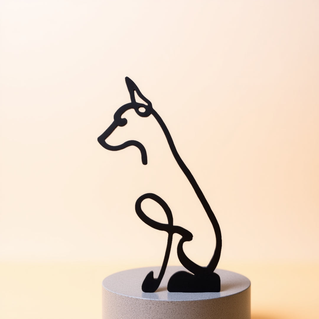 Dog Breeds - Line Art Sculptures Originals
