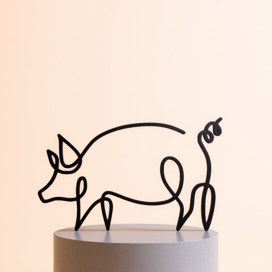 Pets & Animals - Line Art Sculptures