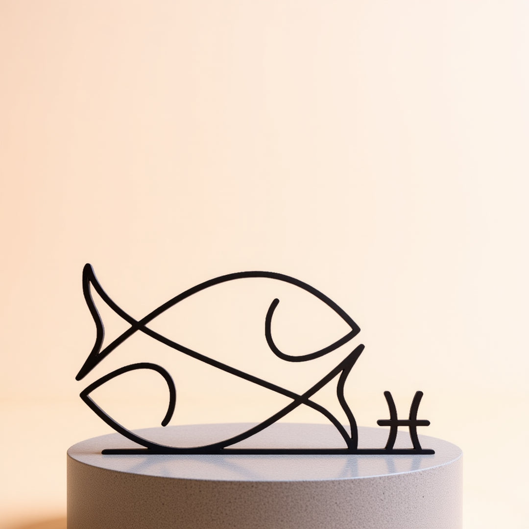 Zodiac Signs - Line Art Sculptures