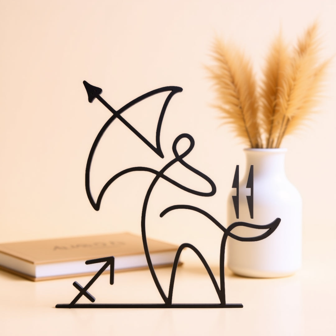 Zodiac Signs - Line Art Sculptures