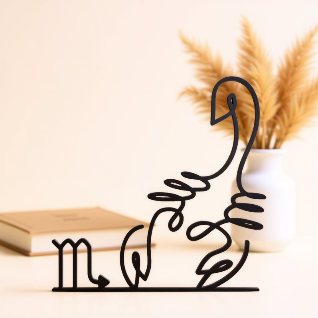 Zodiac Signs - Line Art Sculptures