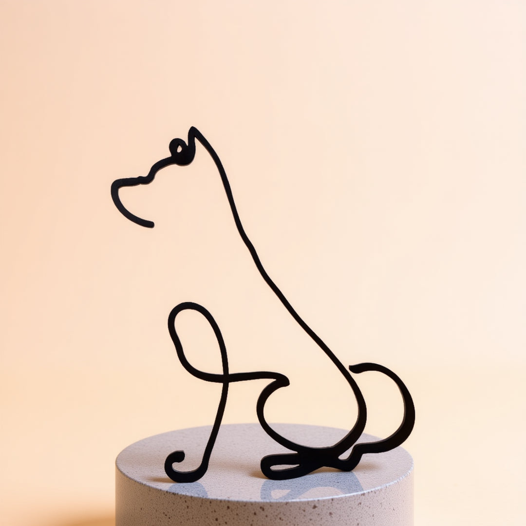 Dog Breeds - Line Art Sculptures Originals