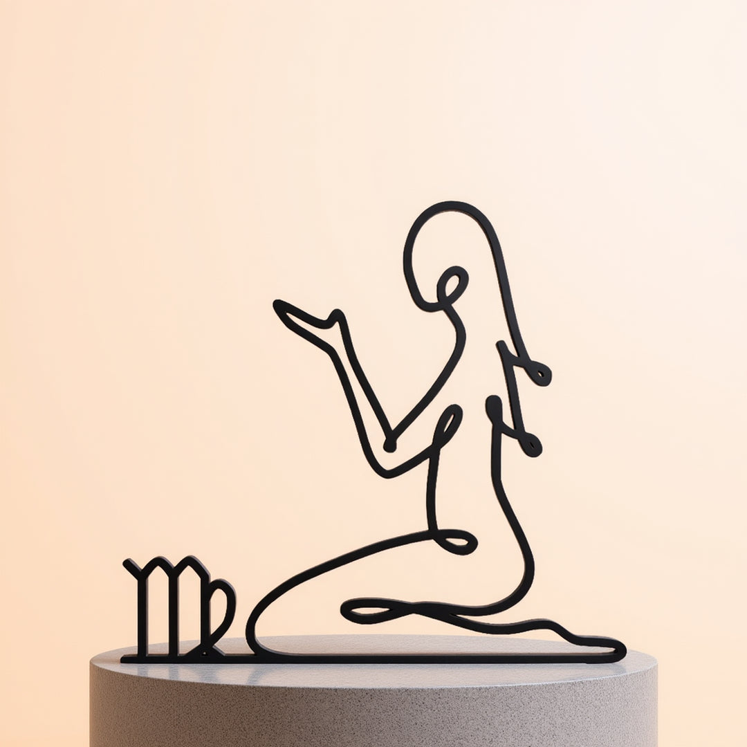 Zodiac Signs - Line Art Sculptures