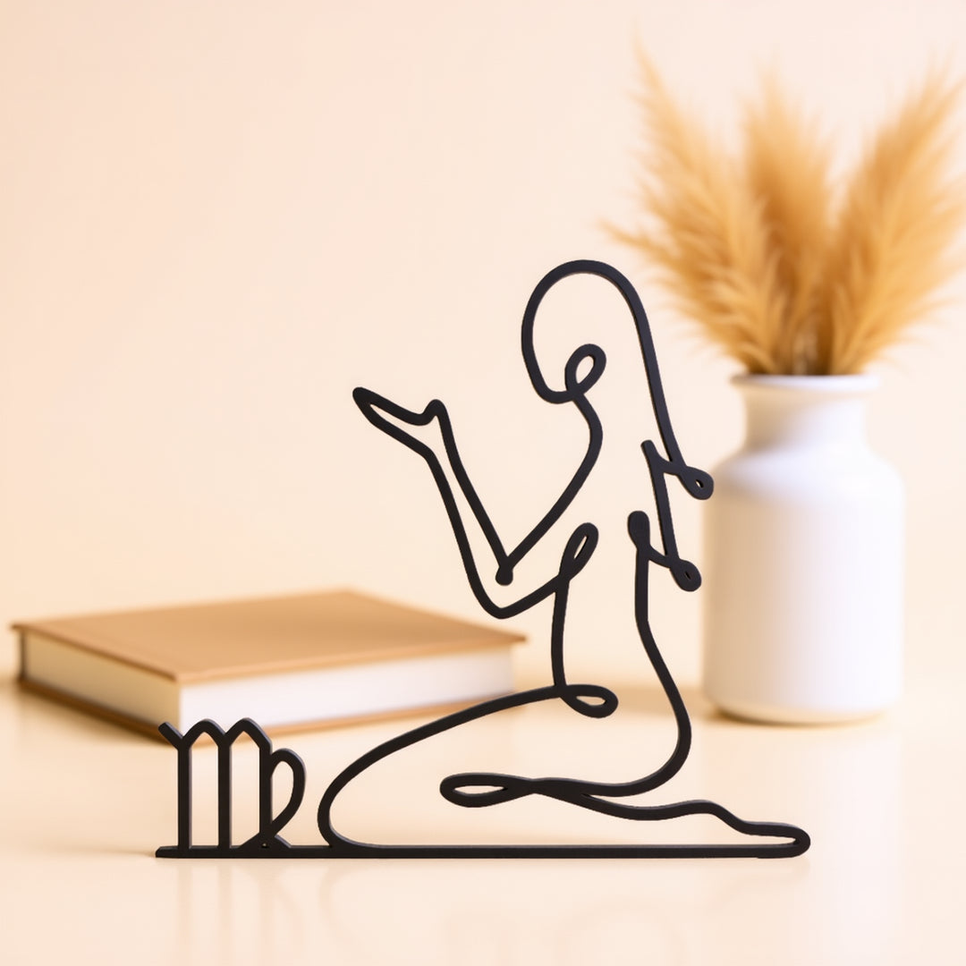 Zodiac Signs - Line Art Sculptures