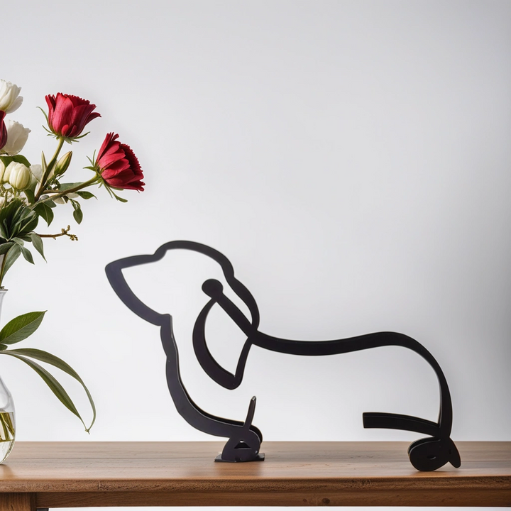 Dog Breed - Line Art Sculpture