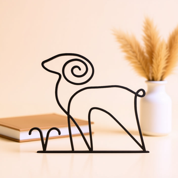 Zodiac Signs - Line Art Sculptures