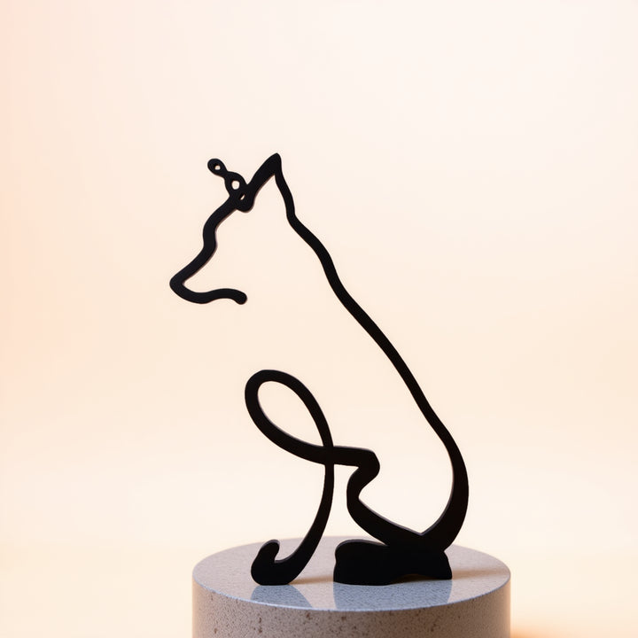 Dog Breeds - Line Art Sculptures Originals