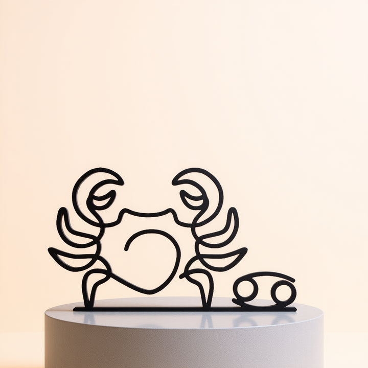 Zodiac Signs - Line Art Sculptures
