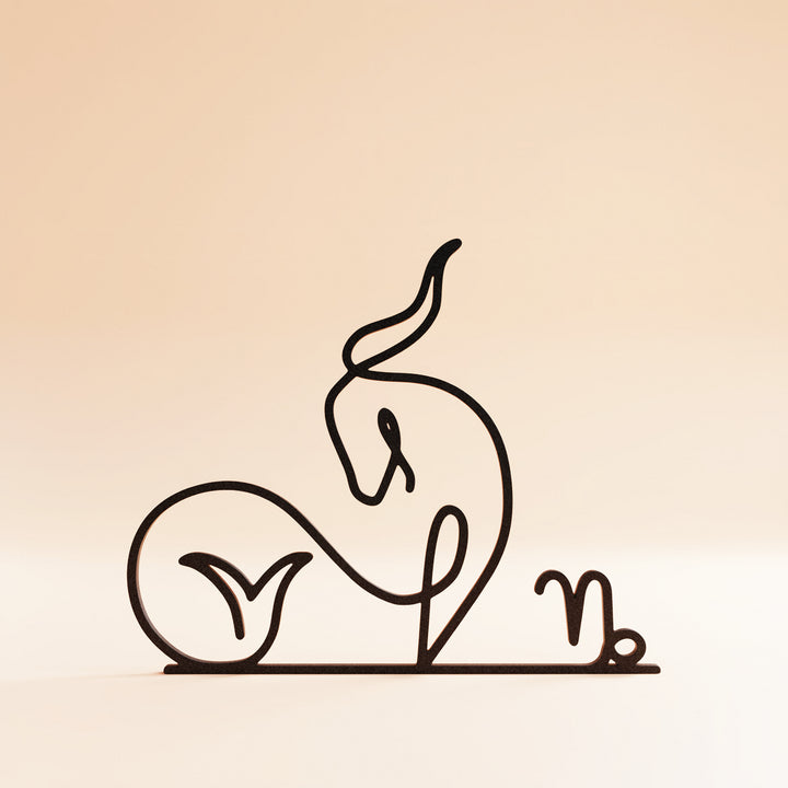 Zodiac Signs - Line Art Sculptures