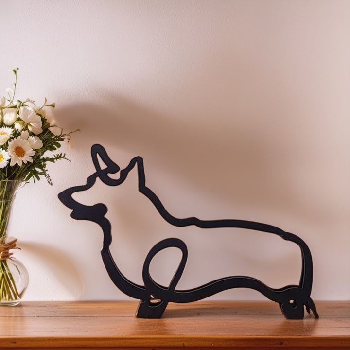 Dog Breed - Line Art Sculpture