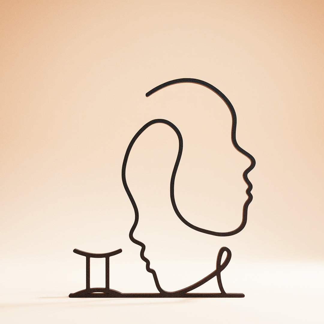 Zodiac Signs - Line Art Sculptures