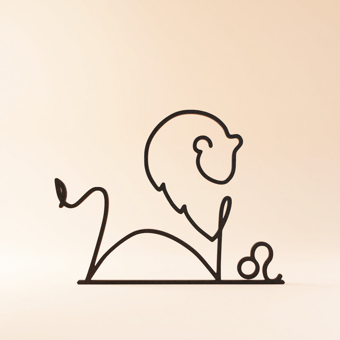 Zodiac Signs - Line Art Sculptures