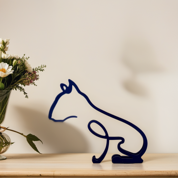 Dog Breed - Line Art Sculpture