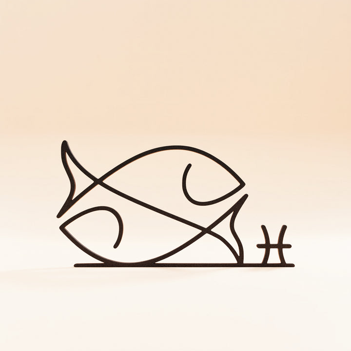 Zodiac Signs - Line Art Sculptures