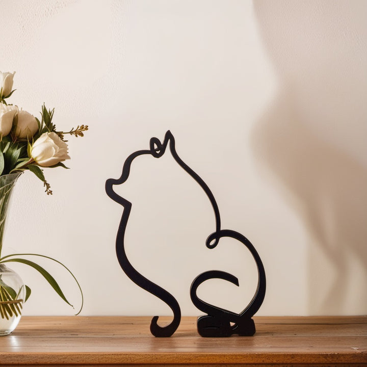 Dog Breed - Line Art Sculpture