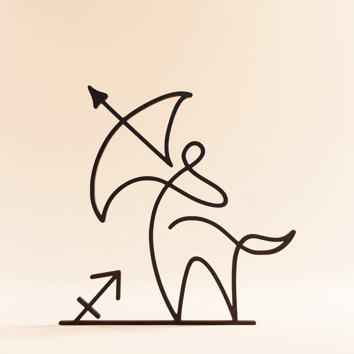 Zodiac Signs - Line Art Sculptures
