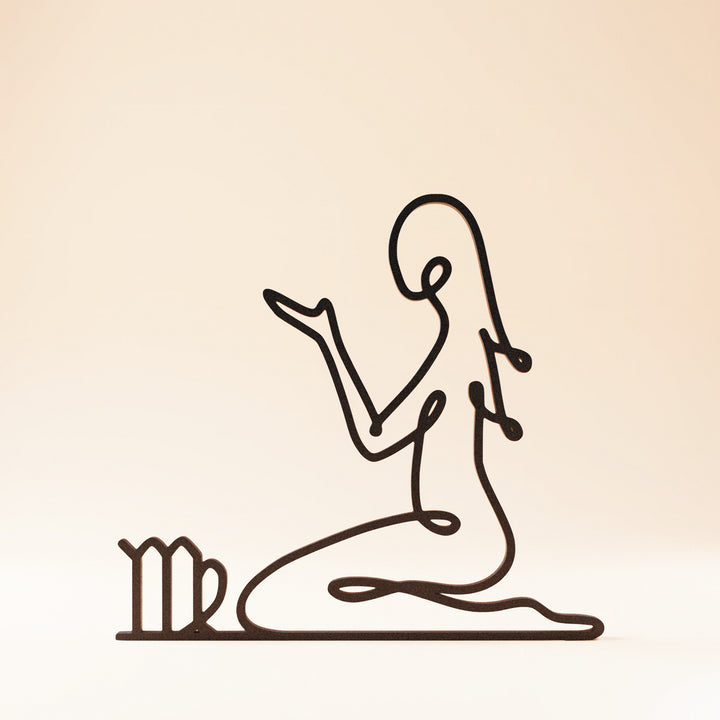 Zodiac Signs - Line Art Sculptures